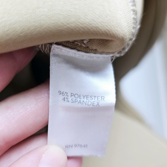 J. Jill Wearever Collection Tan Faux Suede Shirt Shacket, size XL - Picture 9 of 10